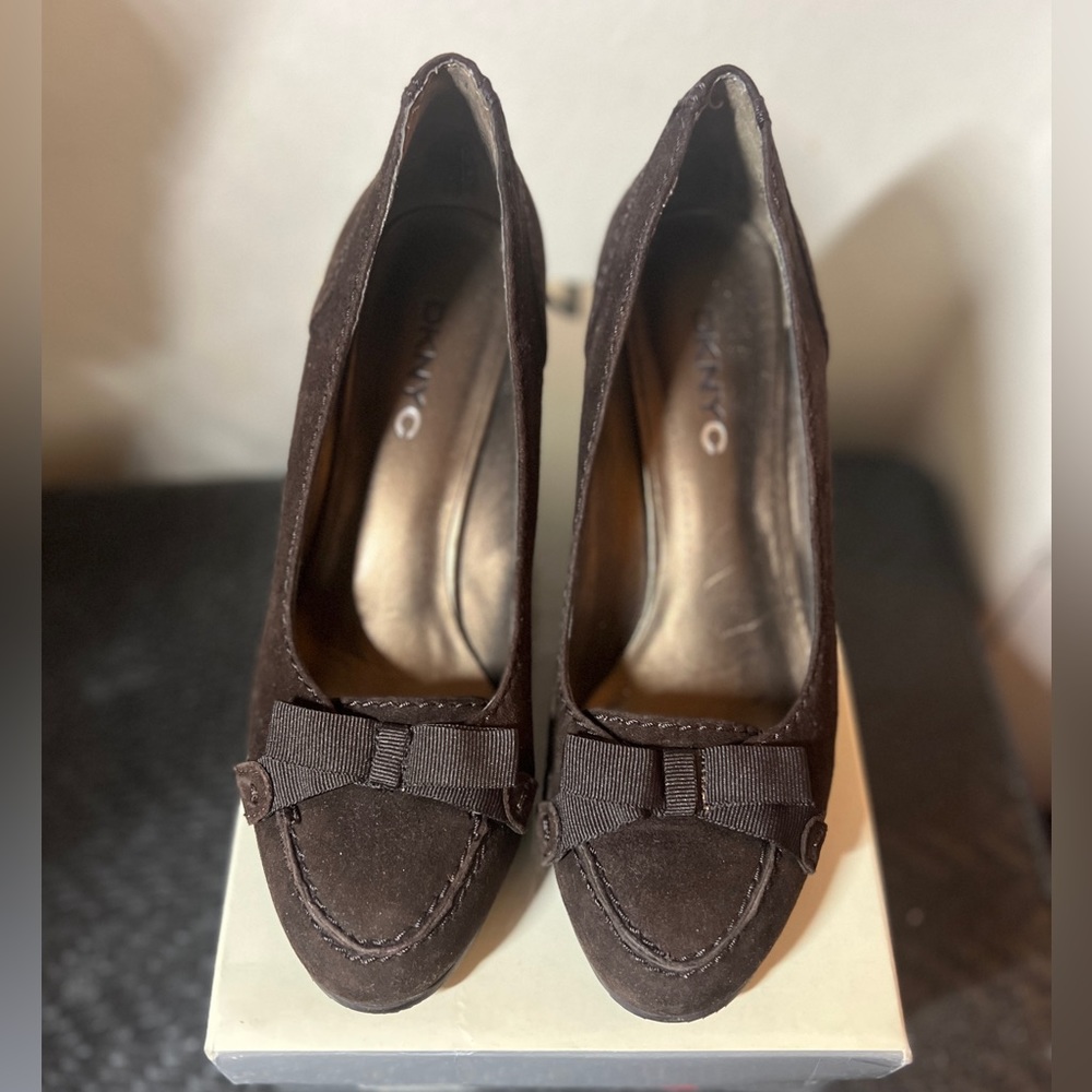 Suede Wedge Shoe